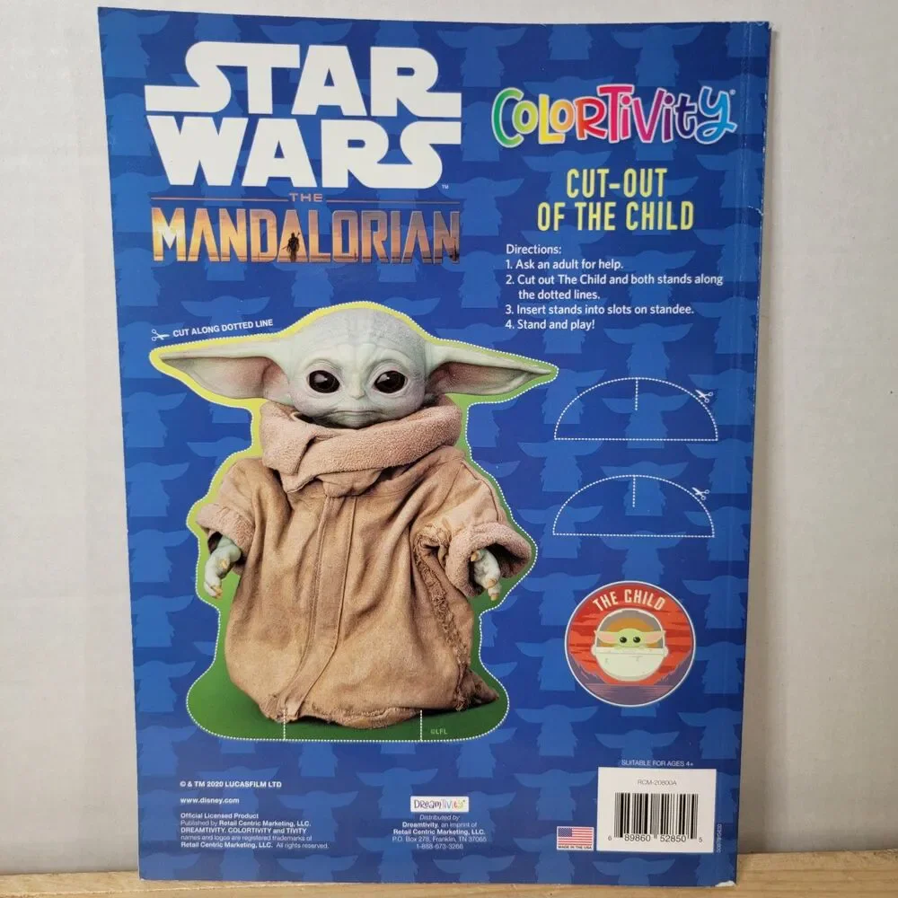 BOOK Star Wars The Mandalorian Colortivity Book - NEW